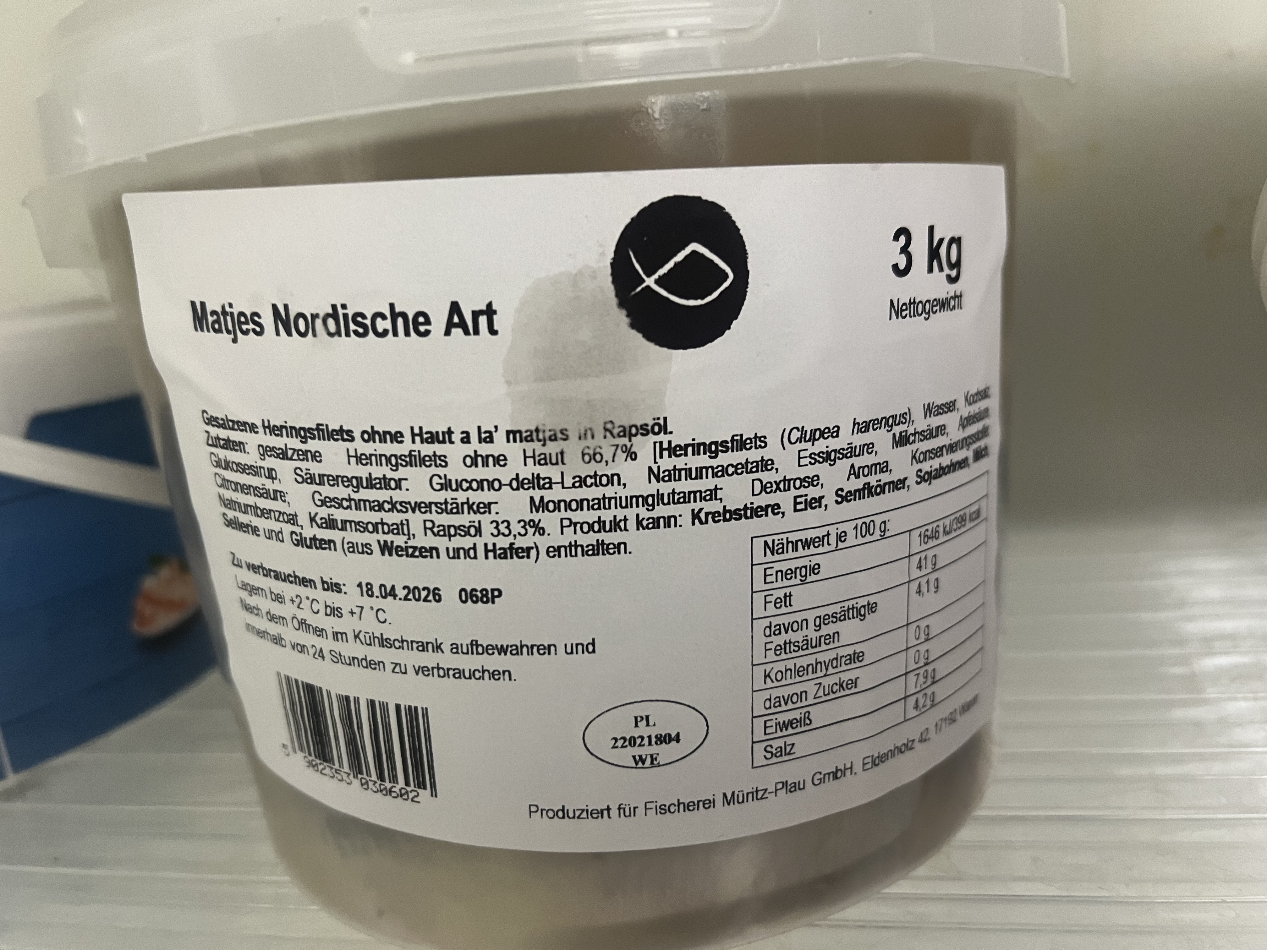 Matjesfilet "Nordische Art", in Öl